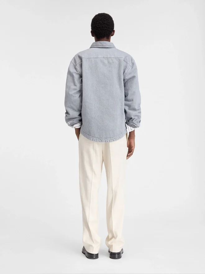 The Boulanger shirt Puffed denim over-shirt The Boulanger shirt Puffed denim over-shirt