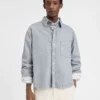 The Boulanger shirt Puffed denim over-shirt The Boulanger shirt Puffed denim over-shirt