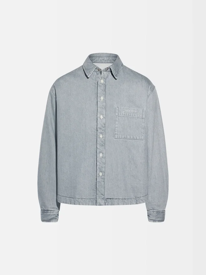 The Boulanger shirt Puffed denim over-shirt The Boulanger shirt Puffed denim over-shirt