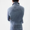The Canevas de-Nîmes denim jacket Zipped denim jacket The Canevas de-Nîmes denim jacket Zipped denim jacket