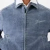 The Canevas de-Nîmes denim jacket Zipped denim jacket The Canevas de-Nîmes denim jacket Zipped denim jacket