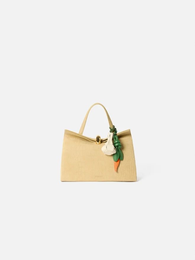 The carrot Knotted carrot-shaped bag charm The carrot Knotted carrot-shaped bag charm