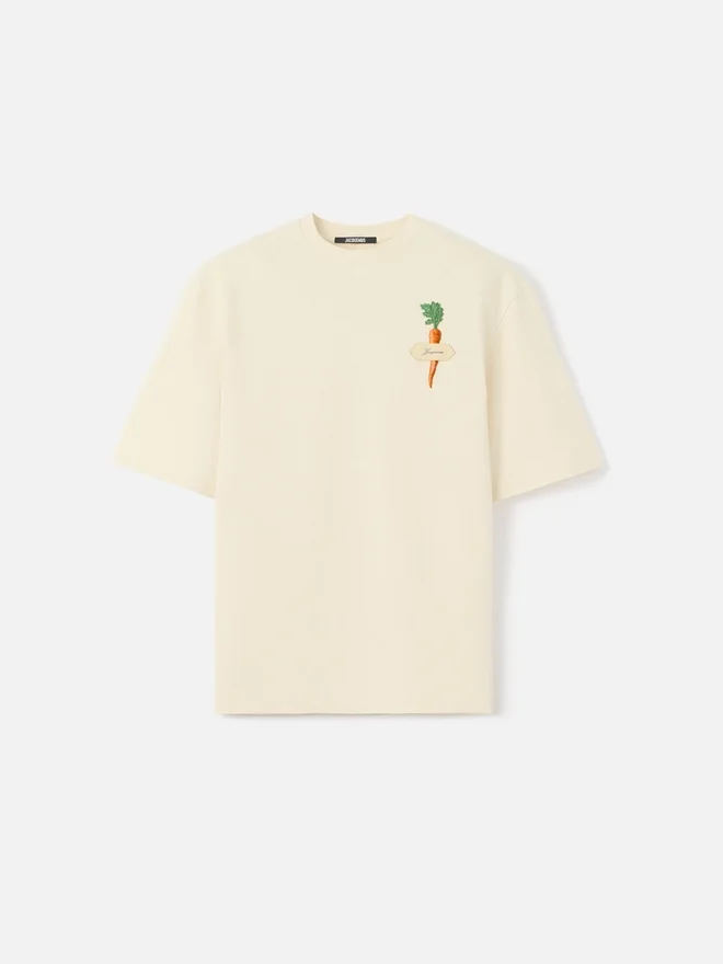 The carrot t-shirt Logo t-shirt with carrot patch The carrot t-shirt Logo t-shirt with carrot patch