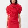 The Castagna dress Draped mini dress