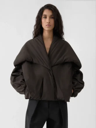 The Châle bomber jacket Shawl bomber