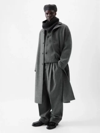 The Citta coat Long belted coat