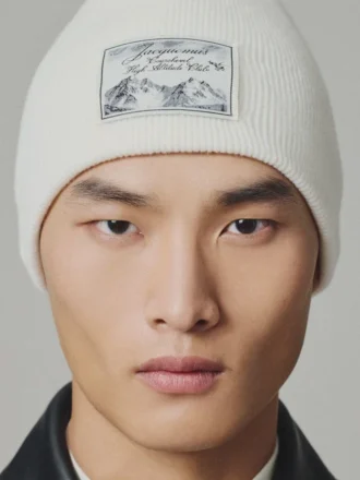 The Courchevel High Altitude Club beanie Logo knit beanie – exclusively sold online and in our Courchevel boutique