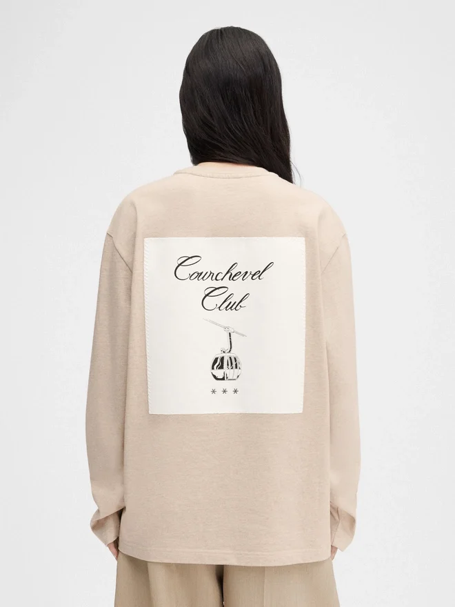 The Courchevel t-shirt Long-sleeved logo t-shirt – sold exclusively online and in our Courchevel boutique The Courchevel t-shirt Long-sleeved logo t-shirt – sold exclusively online and in our Courchevel boutique