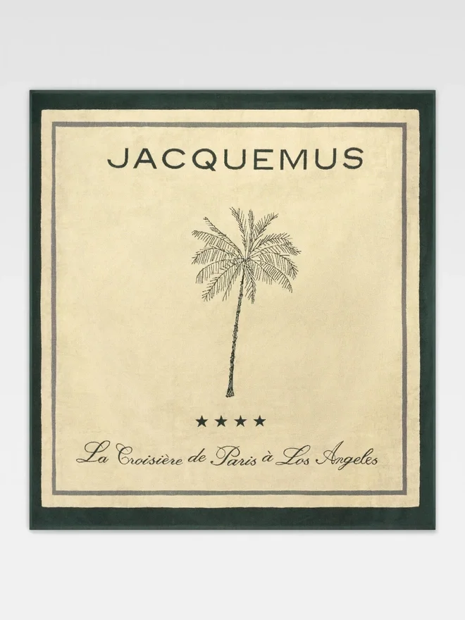 The Croisière beach towel Jacquemus Cruise towel The Croisière beach towel Jacquemus Cruise towel