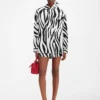 The Cuadro shirt Zebra Arty print asymmetric shirt The Cuadro shirt Zebra Arty print asymmetric shirt