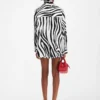 The Cuadro shirt Zebra Arty print asymmetric shirt The Cuadro shirt Zebra Arty print asymmetric shirt