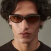The Curvo sunglasses Oval cat-eye sunglasses