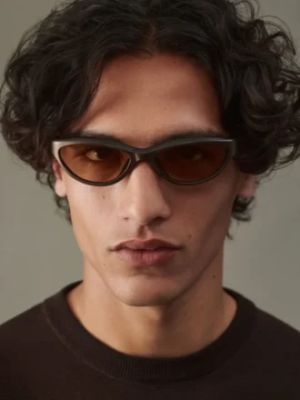 The Curvo sunglasses Oval cat-eye sunglasses