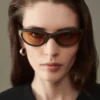 The Curvo sunglasses Oval cat-eye sunglasses