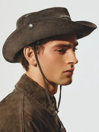 The de-Nîmes denim bucket hat Stitched bucket hat