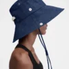 The de-Nîmes denim bucket hat Stitched bucket hat The de-Nîmes denim bucket hat Stitched bucket hat