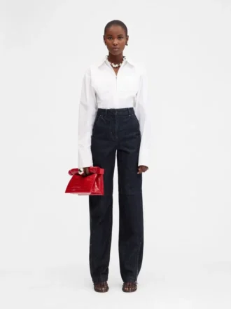 The de-Nîmes denim cargo pants Curved cargo jeans