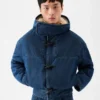 The de-Nîmes denim duffle coat Denim duffle coat