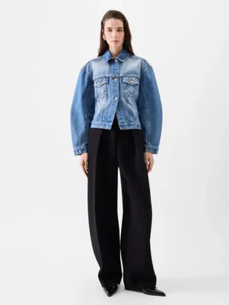 The denim de-Nîmes jacket Curved denim jacket