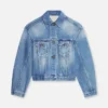 The denim de-Nîmes jacket Curved denim jacket The denim de-Nîmes jacket Curved denim jacket