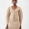 The Doppio cardigan Curved cardigan The Doppio cardigan Curved cardigan