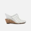 The double woven shoes Braided double mules