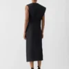 The Drap dress Asymmetric column dress