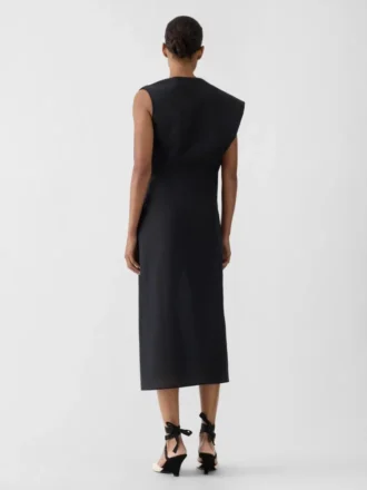 The Drap dress Asymmetric column dress