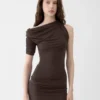 The Drapeado mini dress Draped mini dress