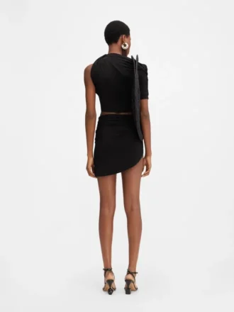 The Drapeado mini skirt Draped mini skirt