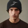 The Espiral beanie Embroidered monogram beanie The Espiral beanie Embroidered monogram beanie