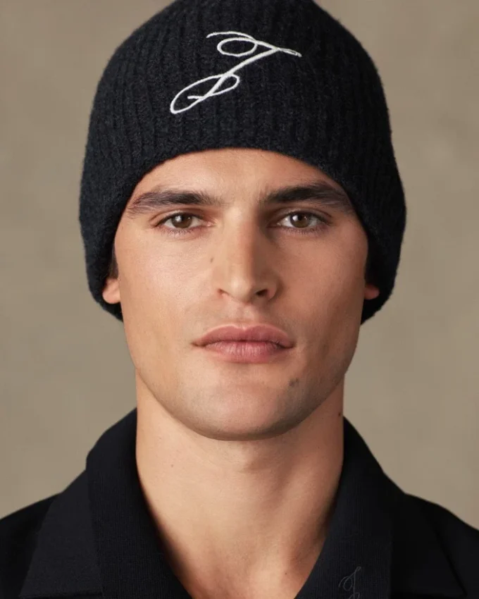 The Espiral beanie Embroidered monogram beanie The Espiral beanie Embroidered monogram beanie