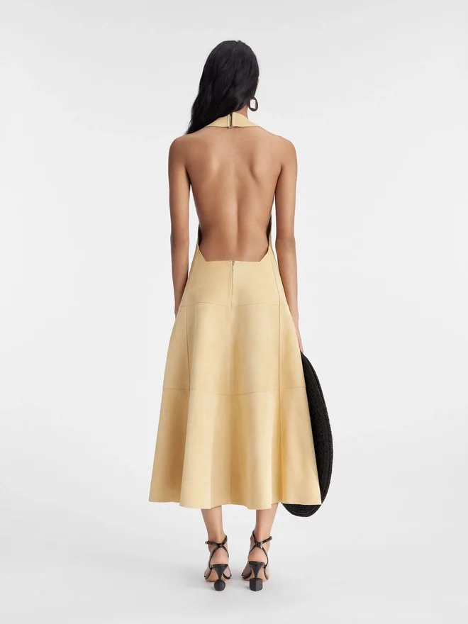 The Favola dress Suede halter dress The Favola dress Suede halter dress