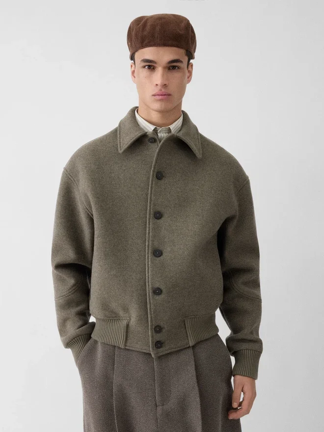The Feltro bomber jacket Short bomber jacket The Feltro bomber jacket Short bomber jacket