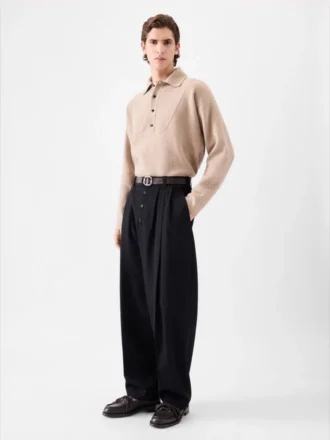 The Fernando pants Pleated buttoned pants