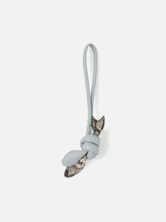 The fish Knotted fish-shaped bag charm