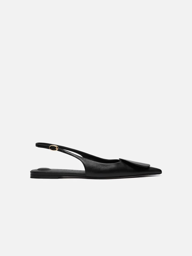 The flat Duelo slingbacks Circle square flats The flat Duelo slingbacks Circle square flats
