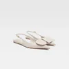 The flat Duelo slingbacks Circle square flats The flat Duelo slingbacks Circle square flats