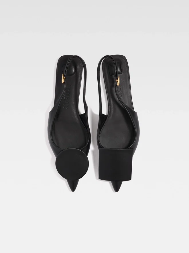 The flat Duelo slingbacks Circle square flats The flat Duelo slingbacks Circle square flats