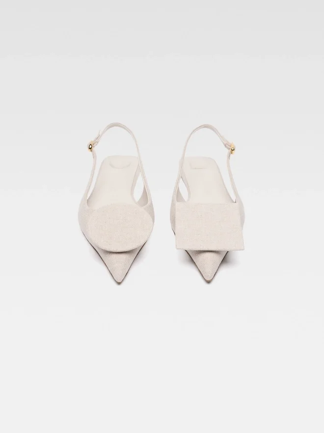 The flat Duelo slingbacks Circle square flats The flat Duelo slingbacks Circle square flats