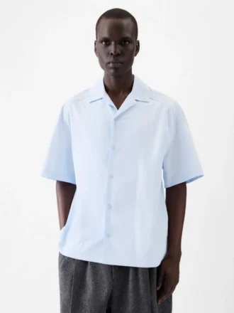 The Fonccio shirt Embroidered signature bowling shirt