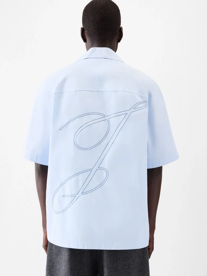 The Fonccio shirt Embroidered signature bowling shirt The Fonccio shirt Embroidered signature bowling shirt