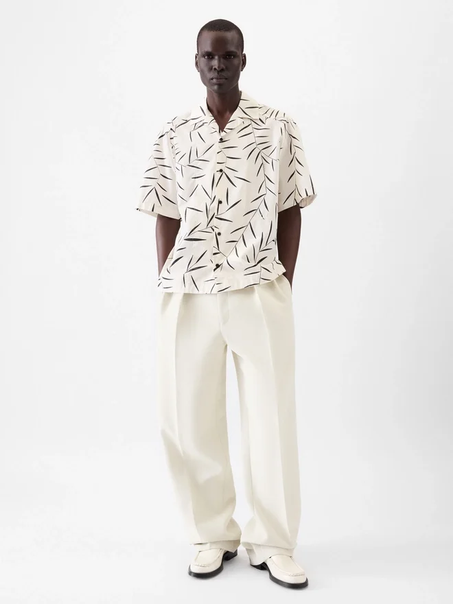 The Fonccio shirt Foliage print bowling shirt The Fonccio shirt Foliage print bowling shirt