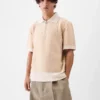 The Gio polo shirt Zipped knit polo shirt The Gio polo shirt Zipped knit polo shirt
