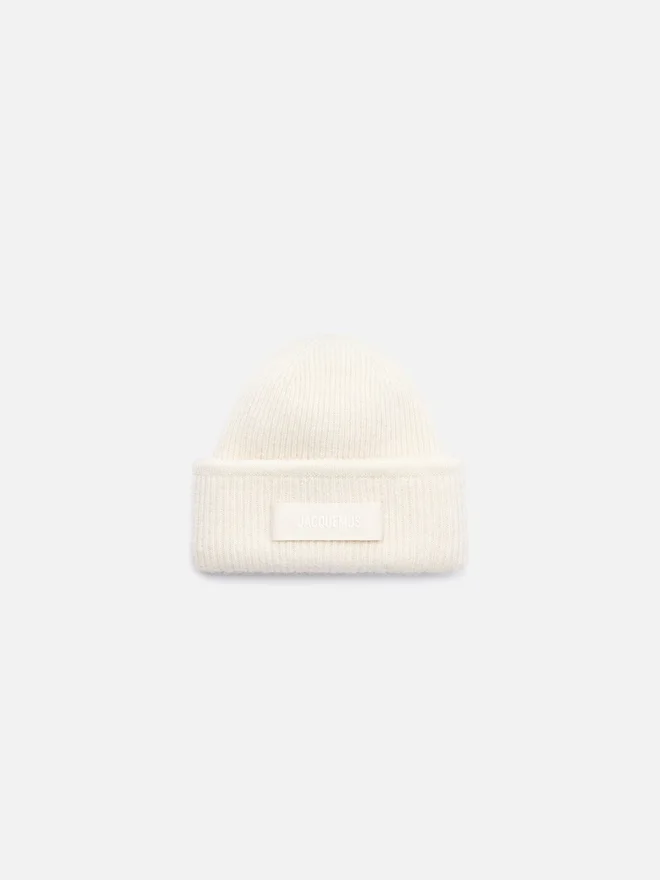 The Gros Grain beanie Grosgrain logo hat The Gros Grain beanie Grosgrain logo hat