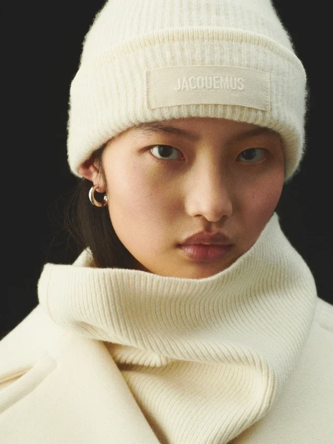 The Gros Grain beanie Grosgrain logo hat The Gros Grain beanie Grosgrain logo hat