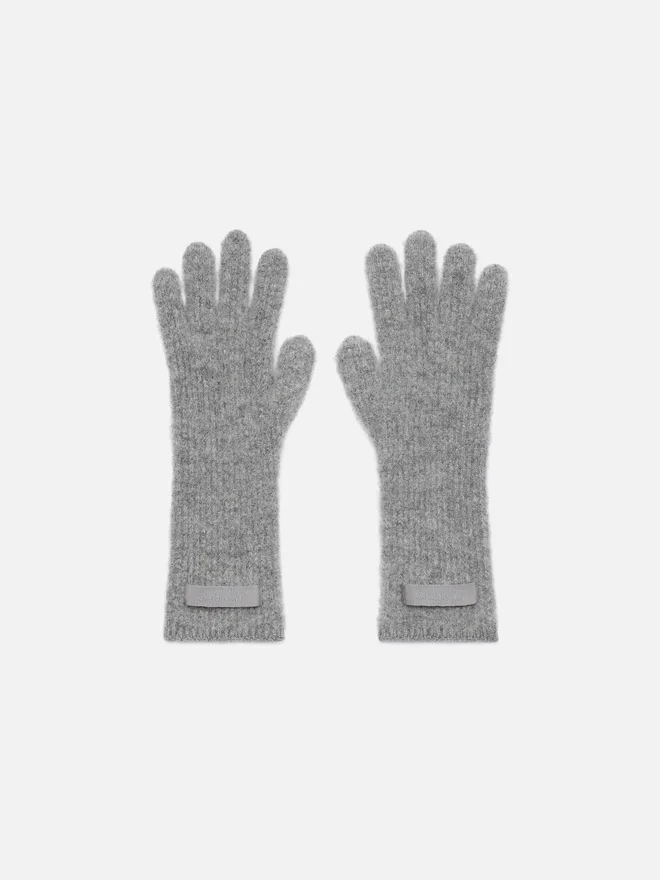 The Gros Grain gloves Grosgrain logo gloves The Gros Grain gloves Grosgrain logo gloves
