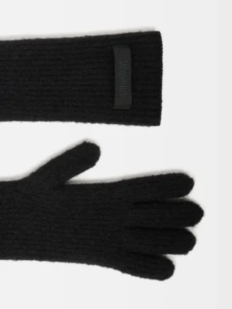 The Gros Grain gloves Grosgrain logo gloves