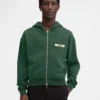 The Gros Grain zipped hoodie Grosgrain logo zip hoodie The Gros Grain zipped hoodie Grosgrain logo zip hoodie