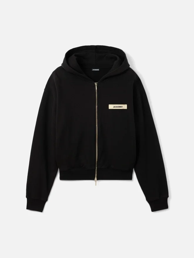 The Gros Grain zipped hoodie Grosgrain logo zip hoodie The Gros Grain zipped hoodie Grosgrain logo zip hoodie